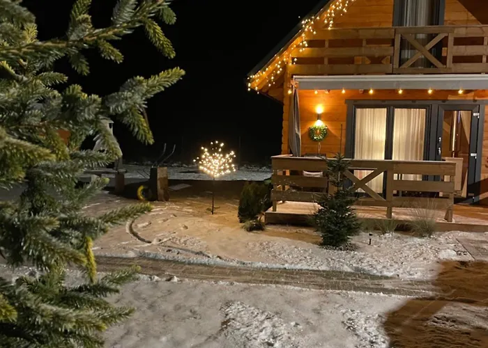 Vakantiehuis Lesna Osada -dominikowo -sauna , Balia Dominikowo