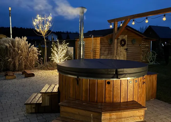 Vakantiehuis Lesna Osada -dominikowo -sauna , Balia Dominikowo